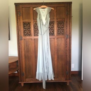 BHLDN Donna Morgan collection bridesmaid dress.